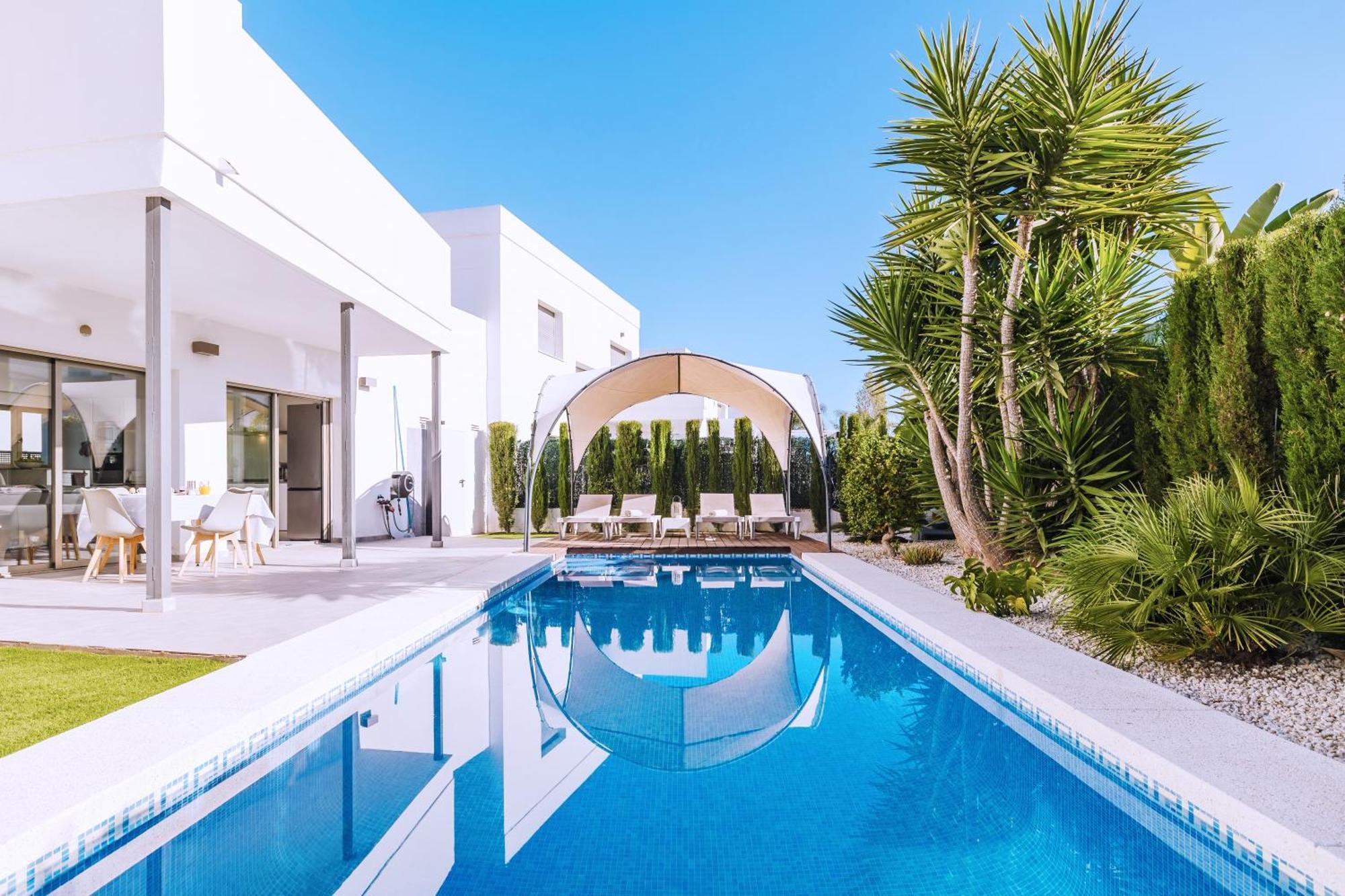 Casa Coco Stylisches Beachhouse Mit Pool & Sundeck Els Poblets Denia Exterior foto